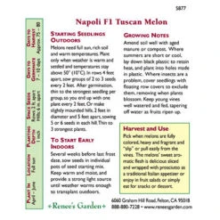 Renee's Garden Melon Tuscan Napoli -VICTOR Big Department Store 5877 pb