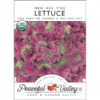 New Red Fire Lettuce Seeds (Organic) -VICTOR Big Department Store Organic Lettuce New Red Fire