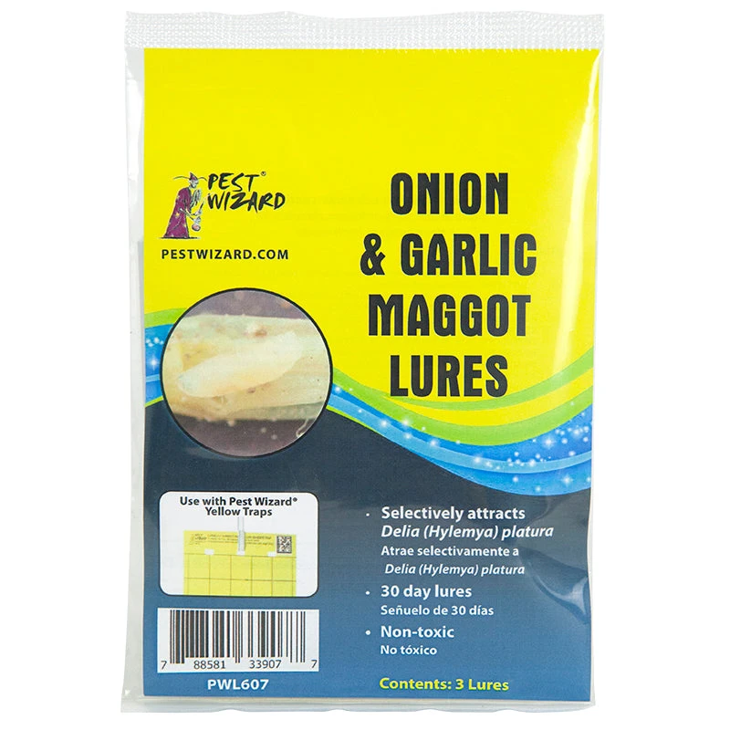 Pest Wizard Onion & Garlic Maggot Lure 3-Pack 3 Pest Wizard Onion & Garlic Maggot Lure 3-Pack