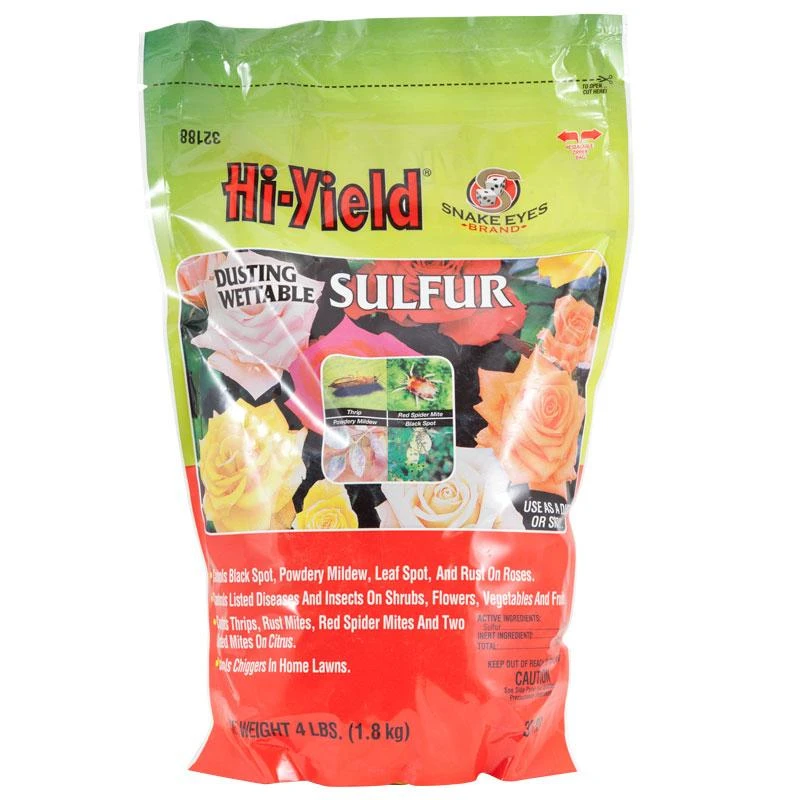 Hi-Yield Wettable Sulfur (4 Lb) 3 Hi-Yield Wettable Sulfur (4 Lb)
