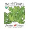 Mustard Mizuna Greens Seeds (Organic) 2 Mustard Mizuna Greens Seeds (Organic) -VICTOR Big Department Store organic greens mustard mizuna