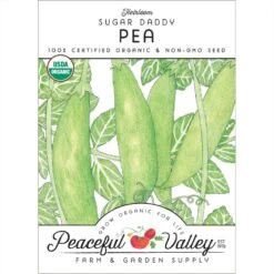 Sugar Daddy Pea Seeds (Organic)