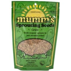 Organic Spicy Lentil Sprouting Seed Mix (8.8 Oz)